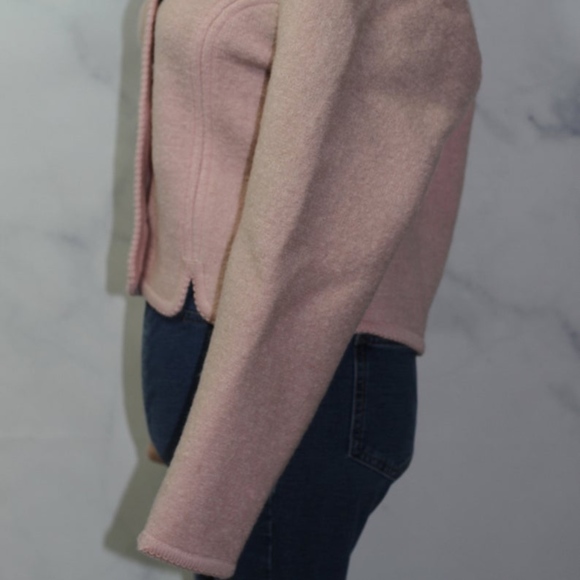 Carol Reed Pink Wool Jacket (6) - Picture 5 of 8